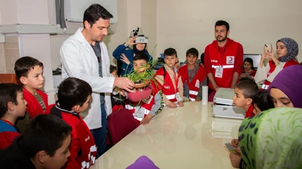 Sızma Alparslan İlkokulu öğrencileri Selçuk Üniversitesini gezdi